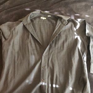 Black checkered dress shirt